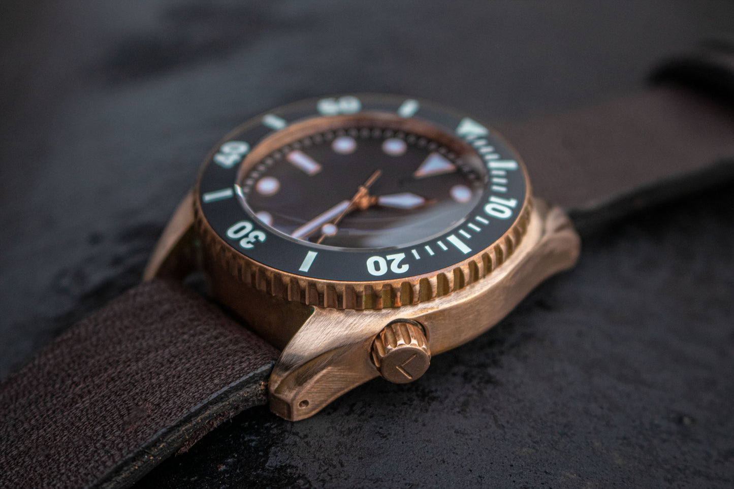 Enoksen 'Deep Dive' E11/G Bronze Edition- Diver's Watch - 44mm