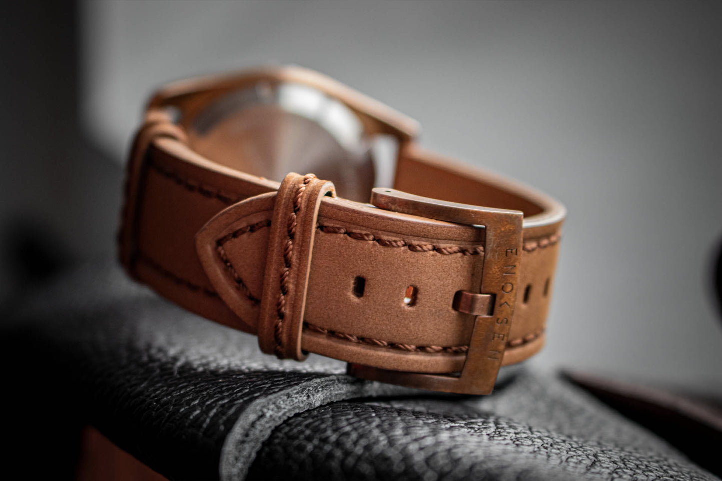 Enoksen Tan Suede Watch Strap (20, 22 & 24mm)