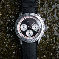 Enoksen 'KRONO' E08/B - Black Reverse Panda Steel - 39MM