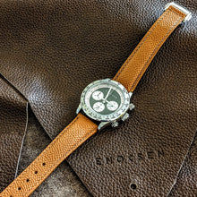 Enoksen Epsom Leather Watch Strap - Brown (20mm)