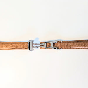 Enoksen Epsom Leather Watch Strap - Brown (20mm)