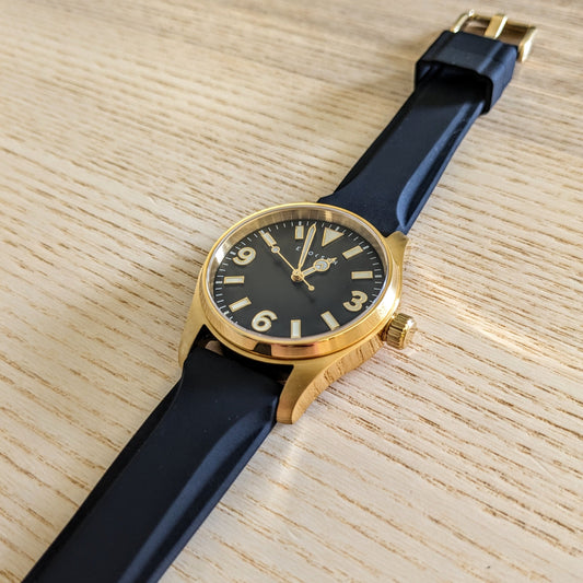 Enoksen 'DECO' E06/B Black Gold - 36MM, SN 001