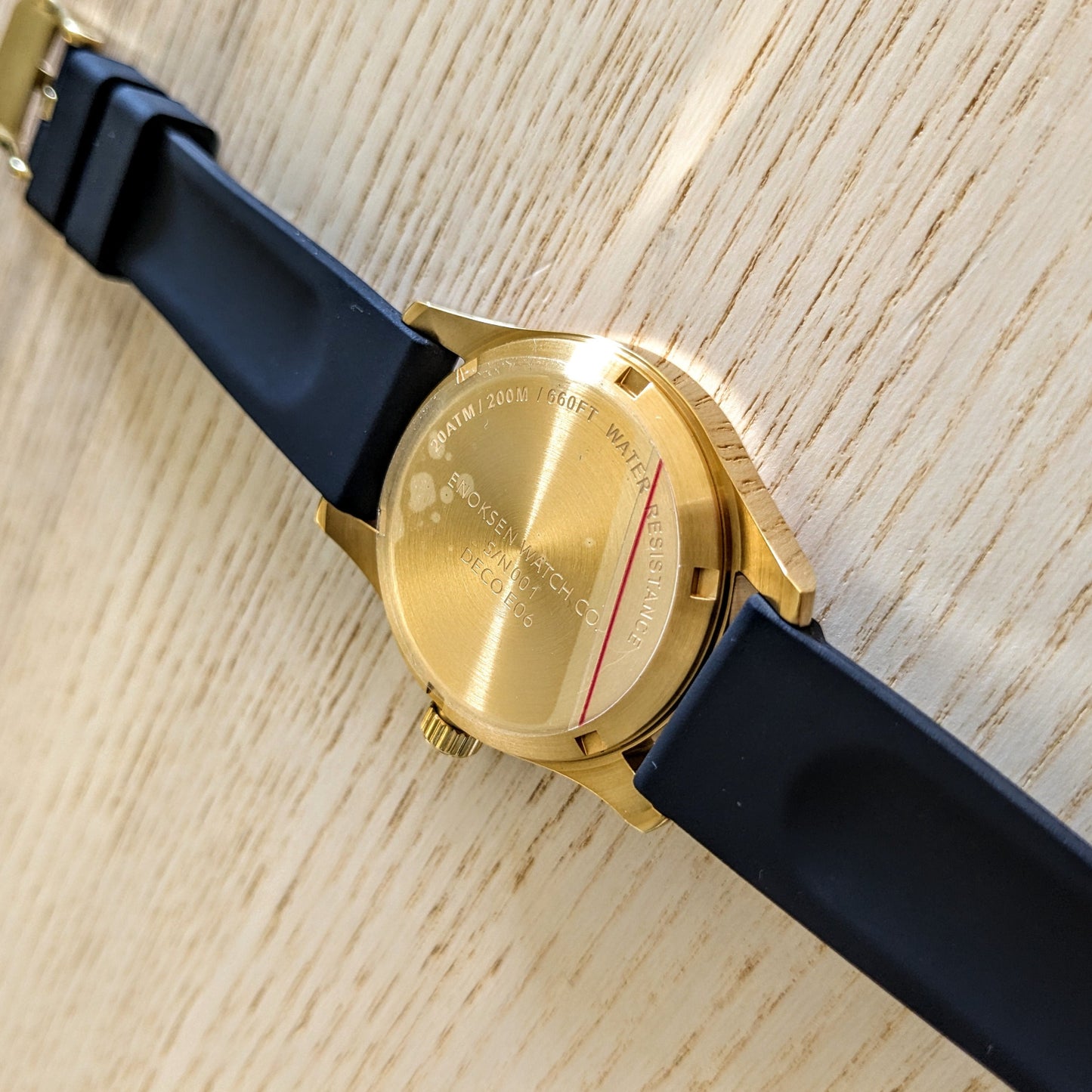 Enoksen 'DECO' E06/B Black Gold - 36MM, SN 001