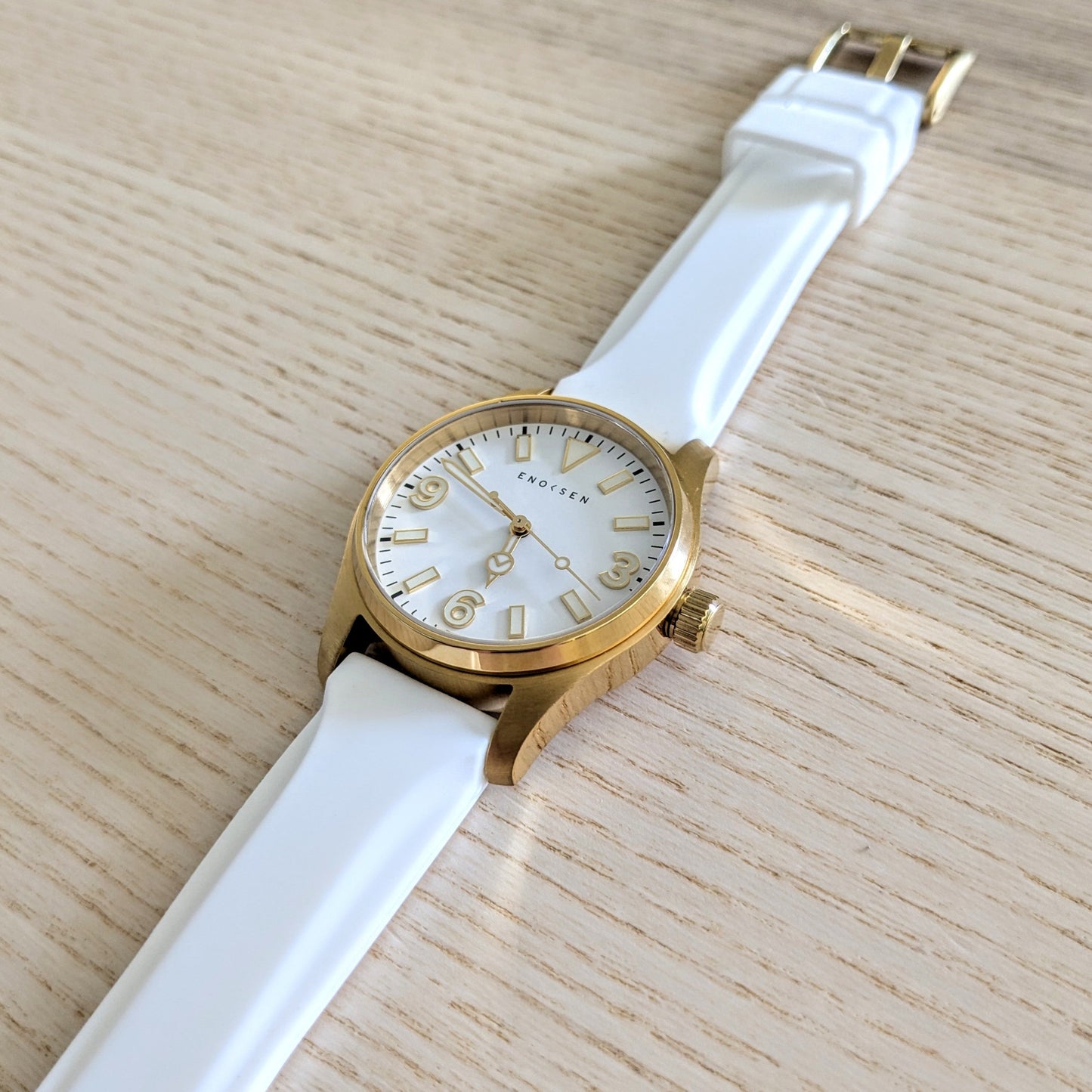 Enoksen 'DECO' E06/A White Gold - 36MM, SN 070