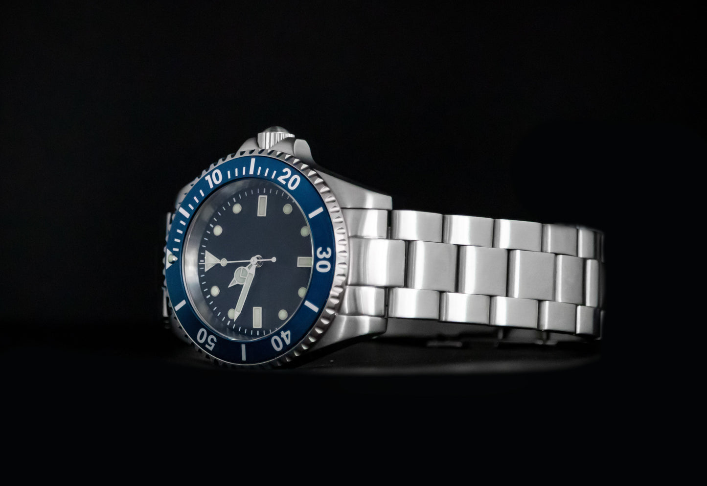 Enoksen 'Dive' E02/H Blue Oyster - Hybrid Diver's Watch - 41mm