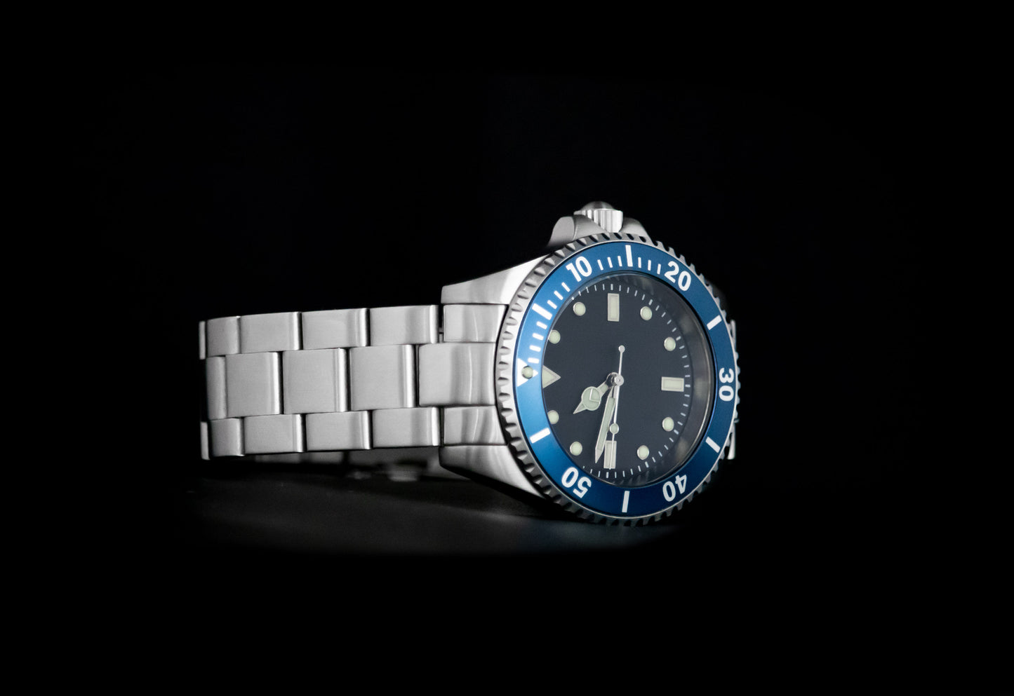 Enoksen 'Dive' E02/H Blue Oyster - Hybrid Diver's Watch - 41mm