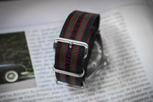 Enoksen Bond NATO Watch Strap (20mm) - Green & Red