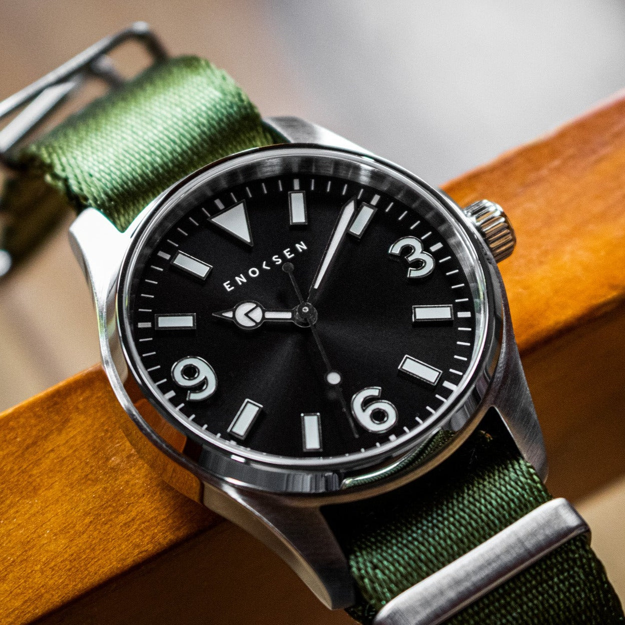 Enoksen 'DECO' E06/C Duty Edition Black Steel - 36MM