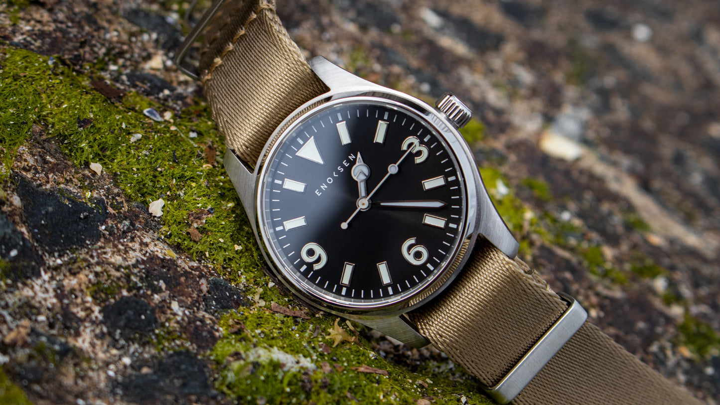 Enoksen 'DECO' E06/C Duty Edition Black Steel - 36MM