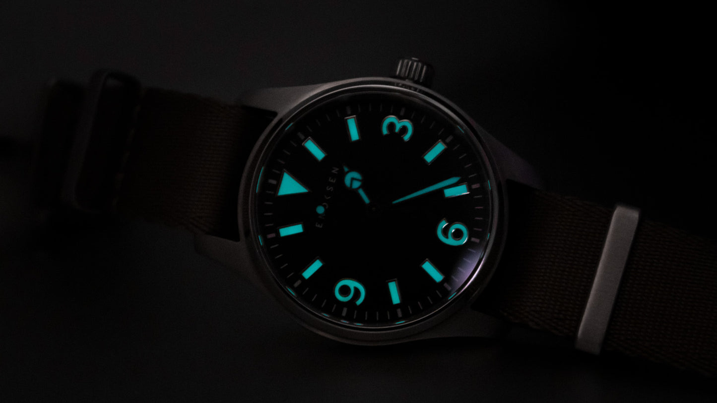 Enoksen 'DECO' E06/C Duty Edition Black Steel - 36MM