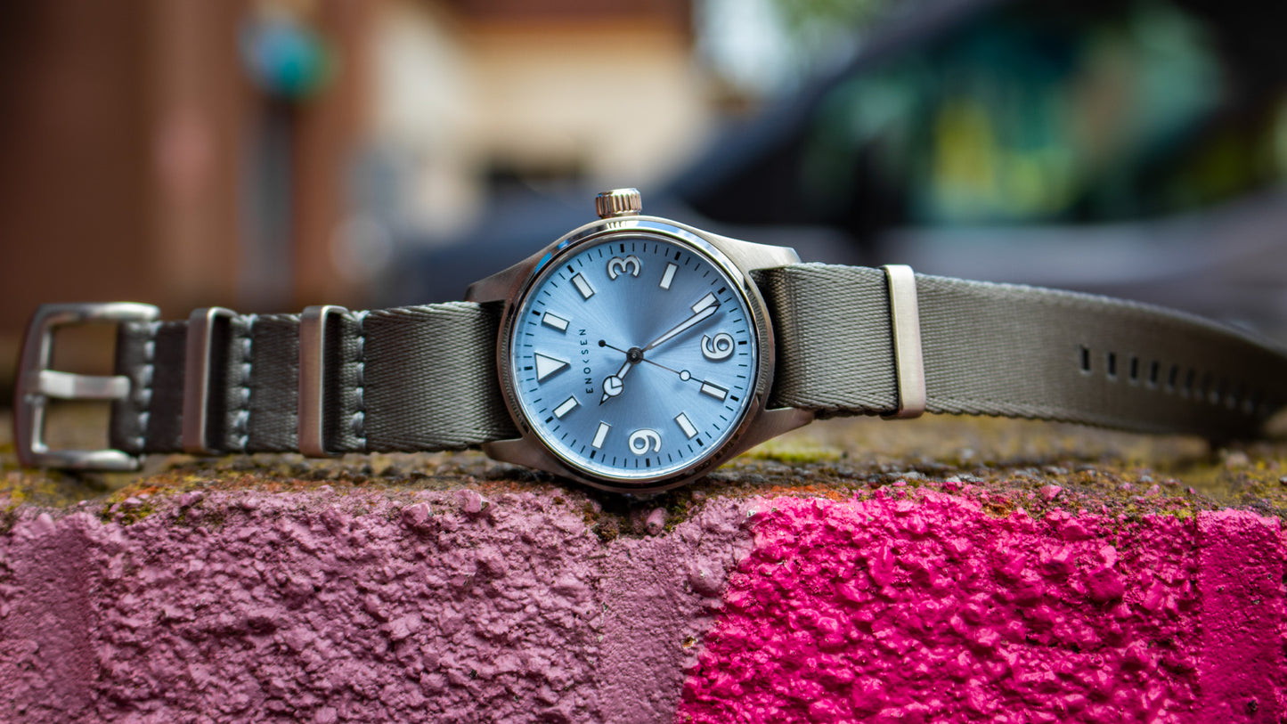 Enoksen 'DECO' E06/D Duty Edition Blue Steel - 36MM