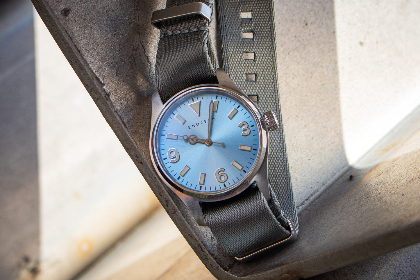 Enoksen 'DECO' E06/D Duty Edition Blue Steel - 36MM