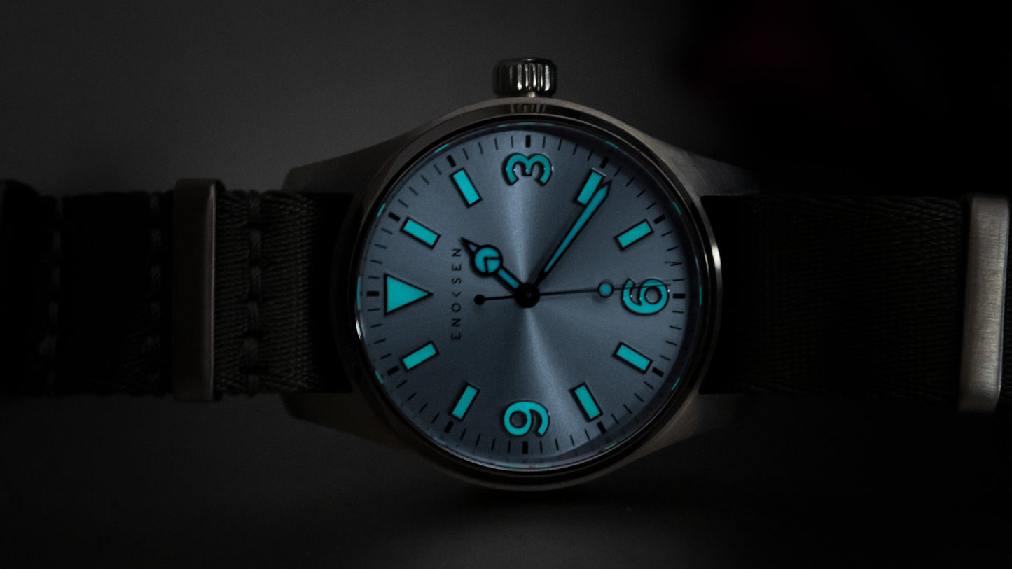 Enoksen 'DECO' E06/D Duty Edition Blue Steel - 36MM