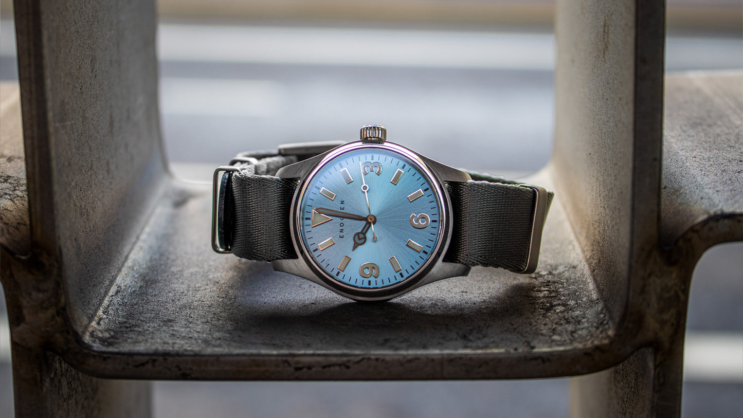 Enoksen 'DECO' E06/D Duty Edition Blue Steel - 36MM