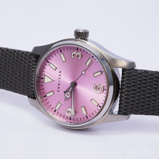 Enoksen 'DECO' E06/EF Rose Pink Steel - 36MM