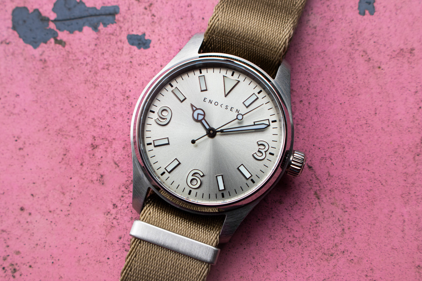 Enoksen 'DECO' E06/F Duty Edition Warm Grey Steel - 36MM