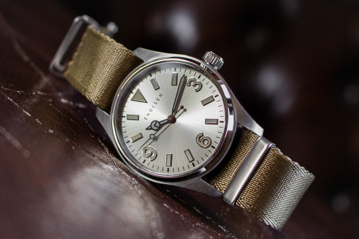 Enoksen 'DECO' E06/F Duty Edition Warm Grey Steel - 36MM