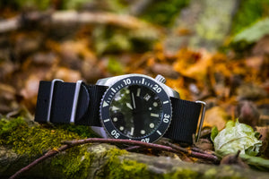 Enoksen G10 NATO Nylon Watch Strap (24mm) - Black