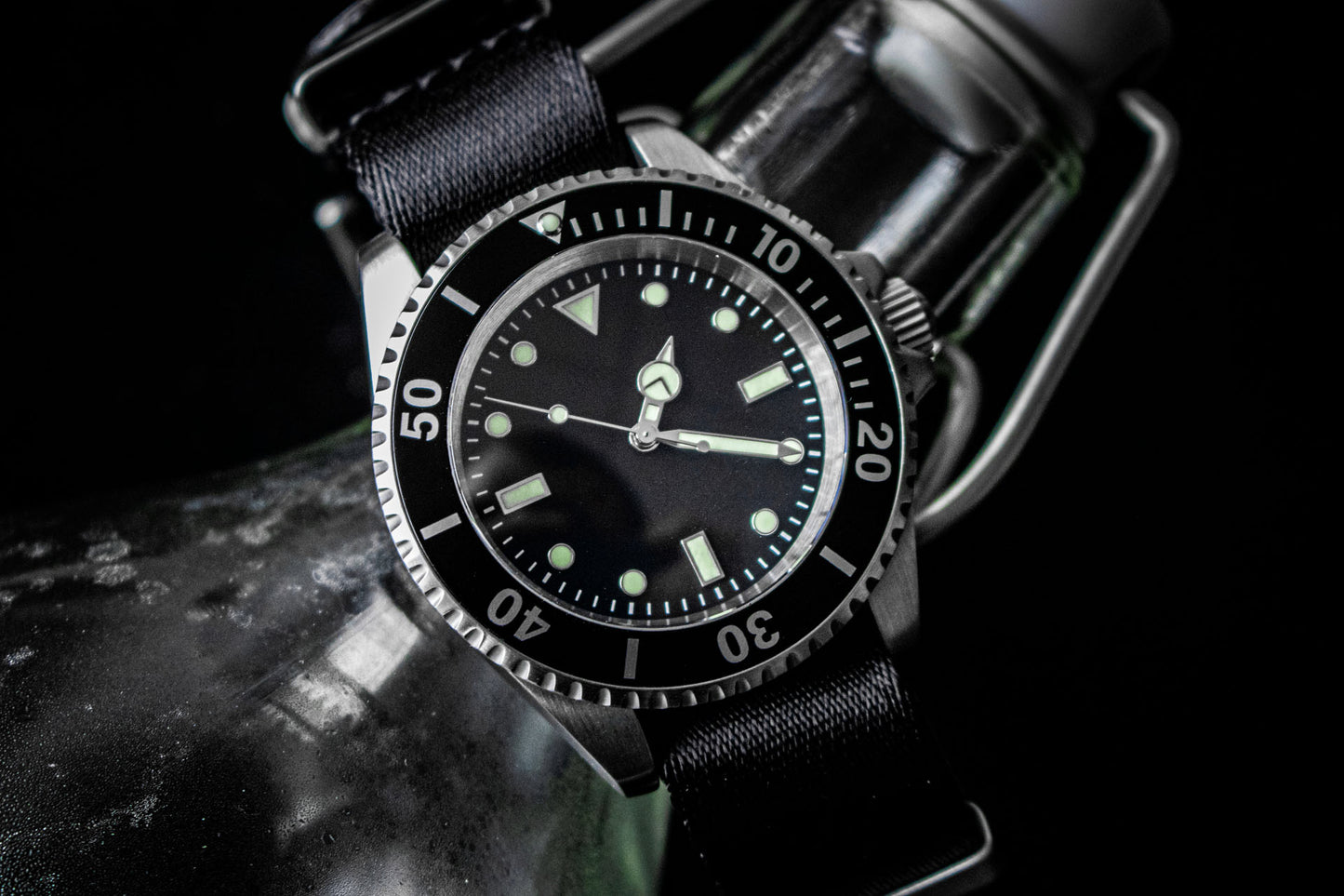 Enoksen 'Dive' E02/H Black - Duty Series - 41mm