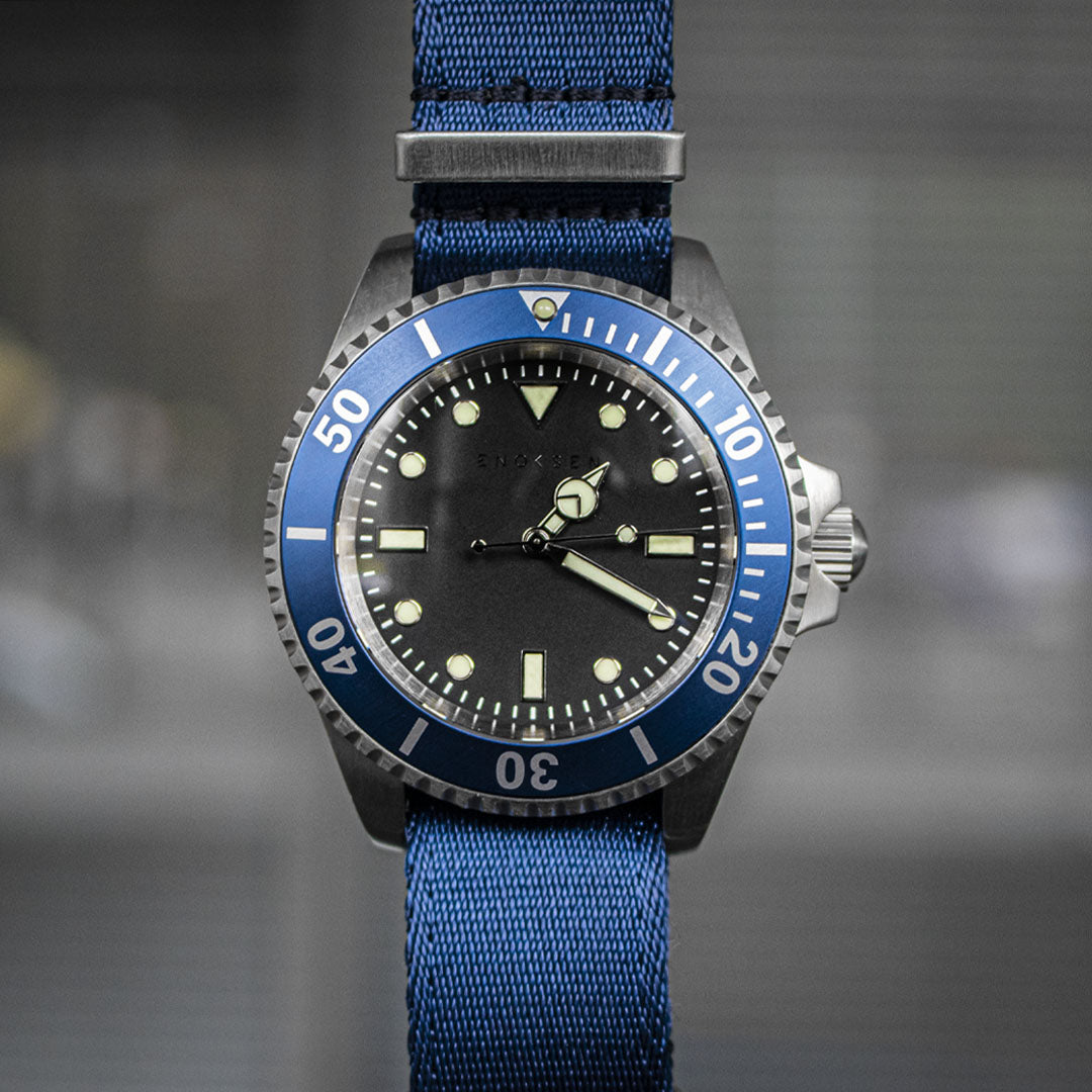 Enoksen 'Dive' E02/H Blue - Duty Series - 41mm