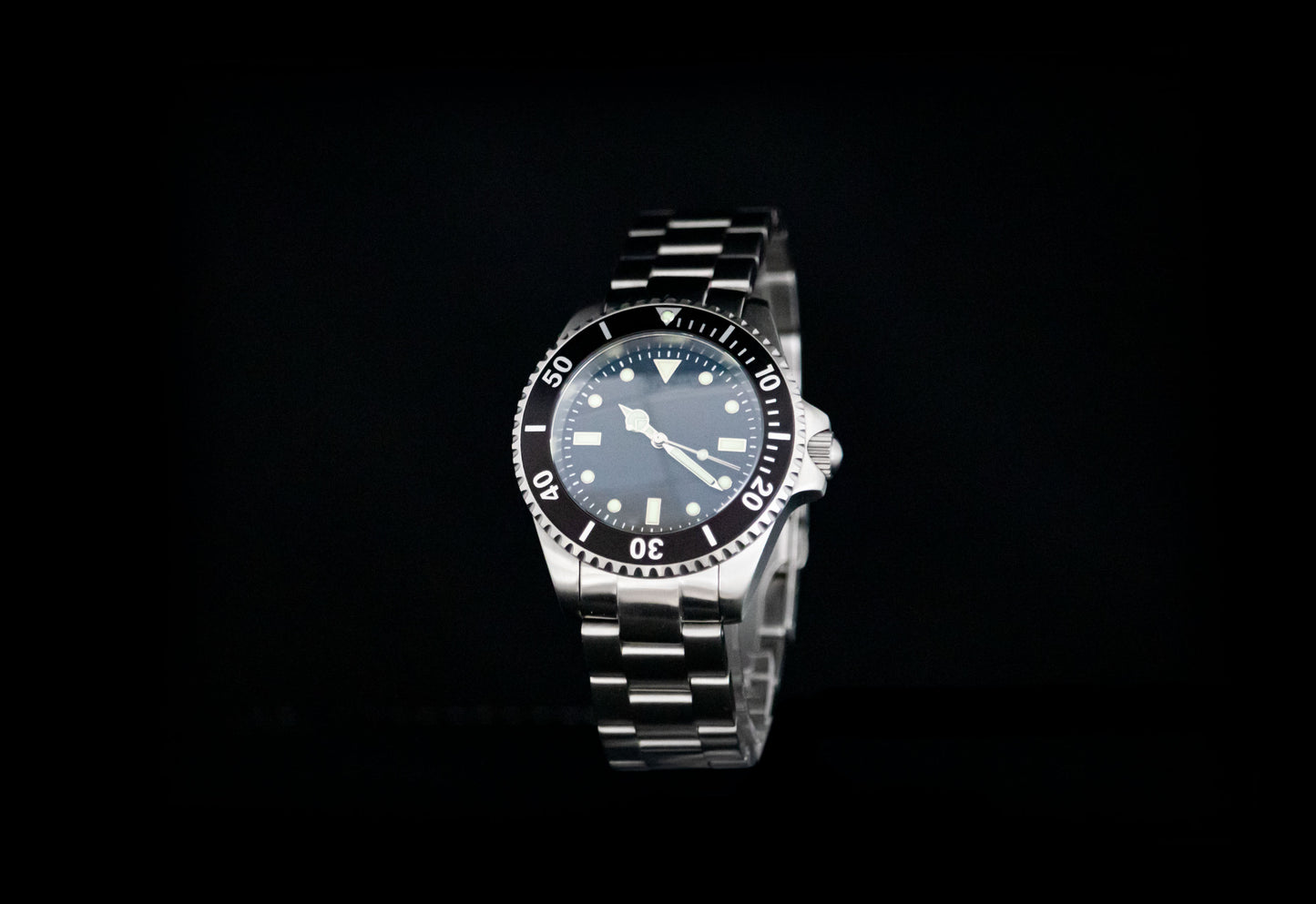 Enoksen 'Dive' E02/H Black Oyster - Hybrid Diver's Watch - 41mm