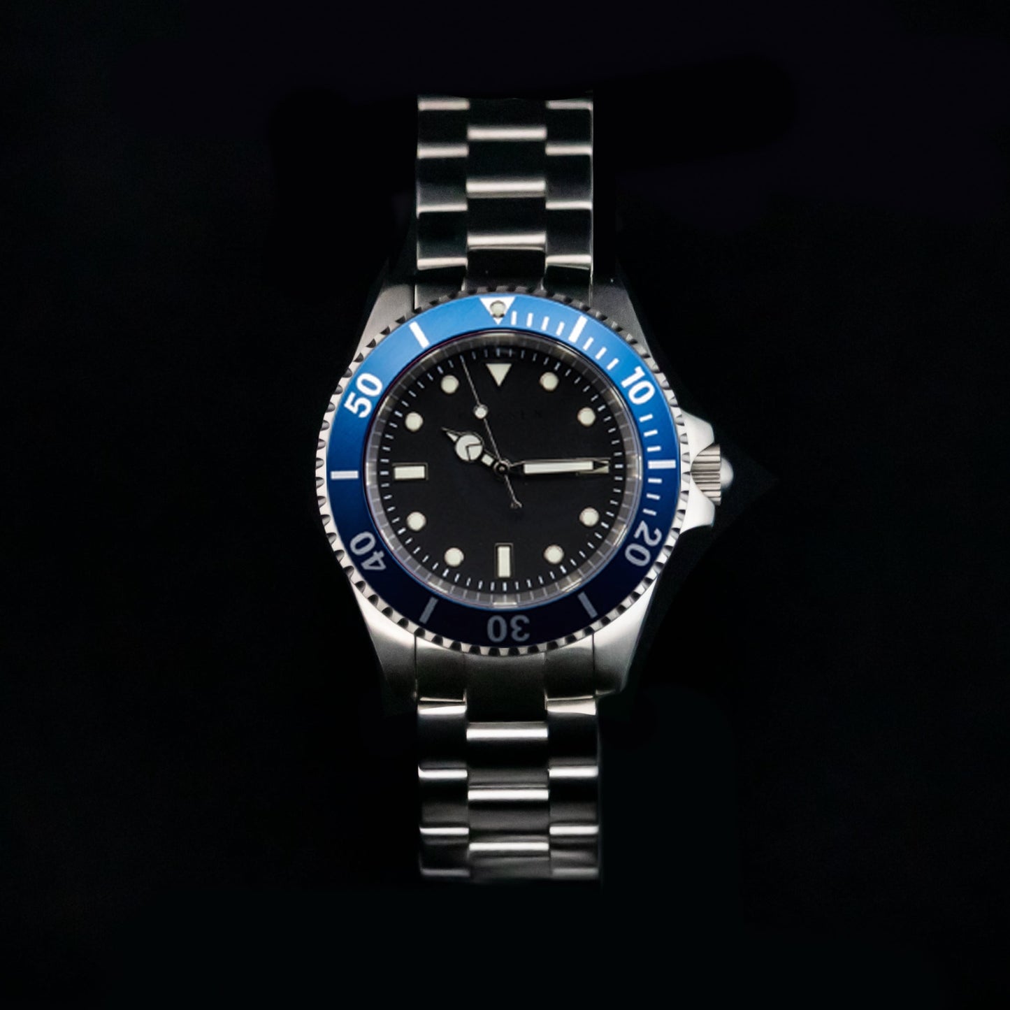 Enoksen 'Dive' E02/H Blue Oyster - Hybrid Diver's Watch - 41mm