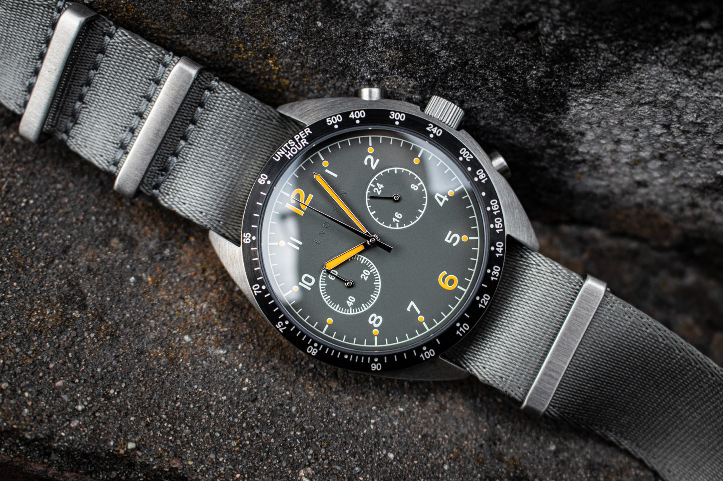 Enoksen 'Fly' E03/D Limited Edition - Pilot's Hybrid Chronograph Watch - 43mm