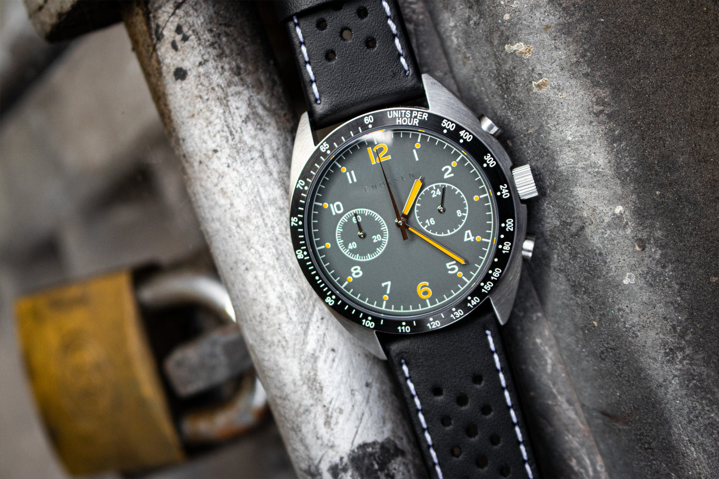 Enoksen 'Fly' E03/D Limited Edition - Pilot's Hybrid Chronograph Watch - 43mm