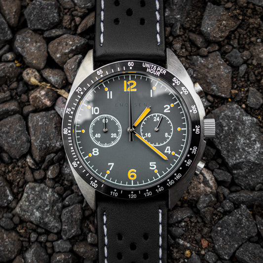 Enoksen 'Fly' E03/D Limited Edition - Pilot's Hybrid Chronograph Watch - 43mm