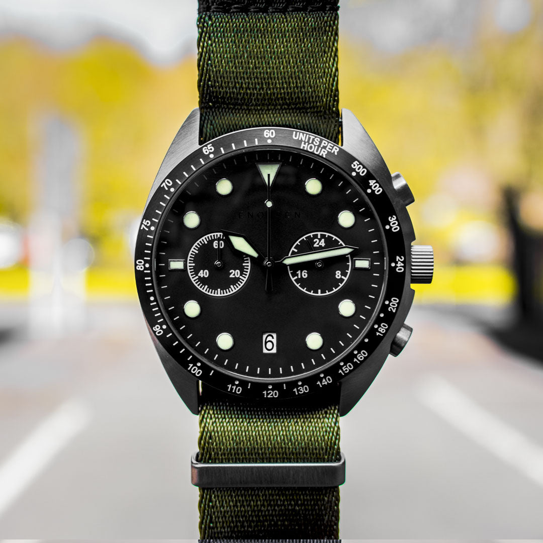 Enoksen 'Drive' E04/A - Duty Chronograph - 43mm