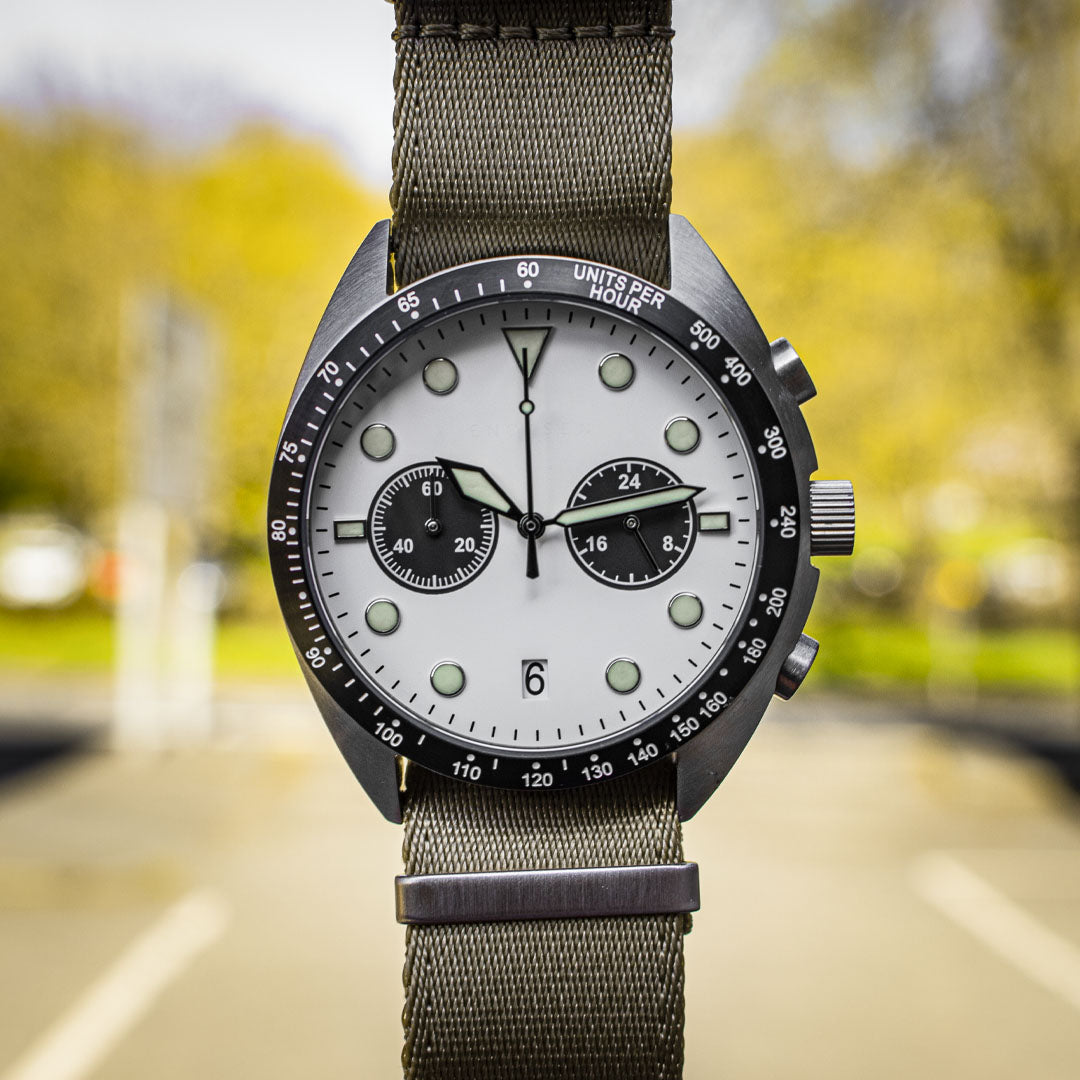 Enoksen 'Drive' E04/B - Duty Chronograph - 43mm