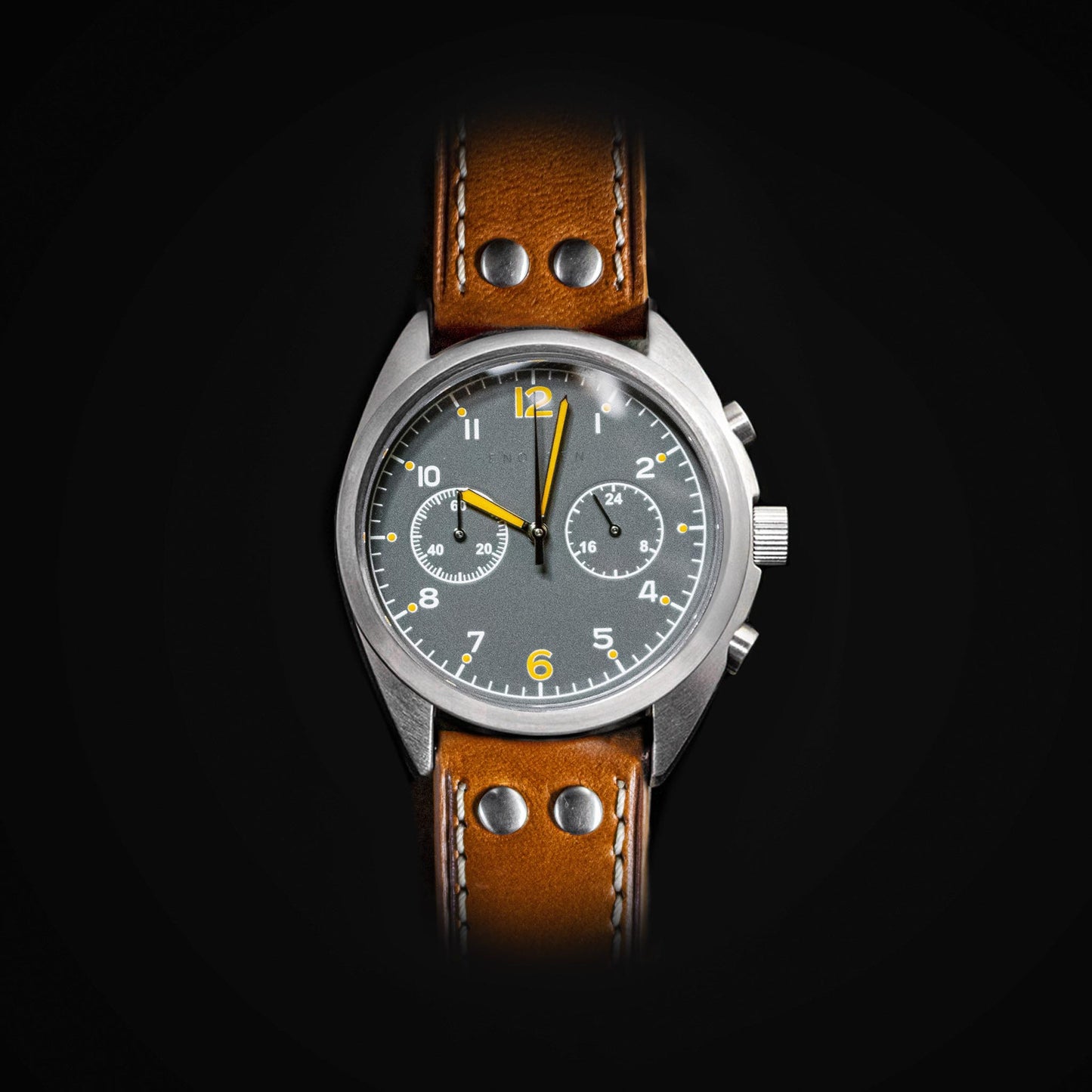 Enoksen 'Fly' E03/D - Pilot's Hybrid Chronograph Watch - 43mm