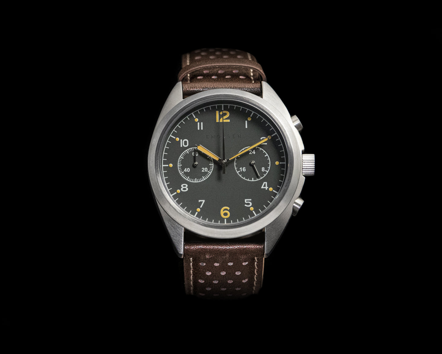 Enoksen 'Fly' E03/D - Pilot's Hybrid Chronograph Watch - 43mm