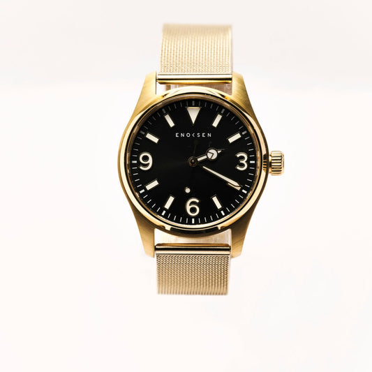 Enoksen 'DECO' E06/BF Black Gold - 36MM