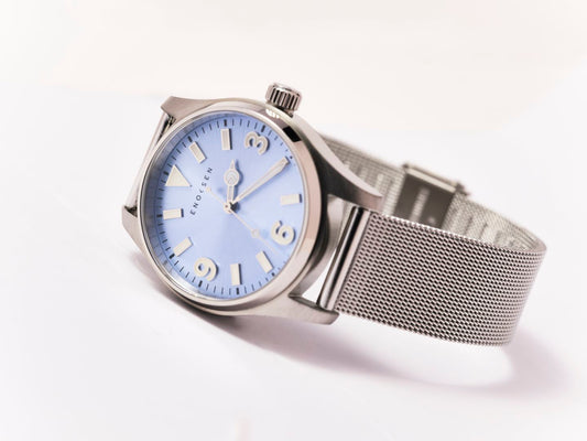 Enoksen 'DECO' E06/D Sky Blue Steel - 36MM