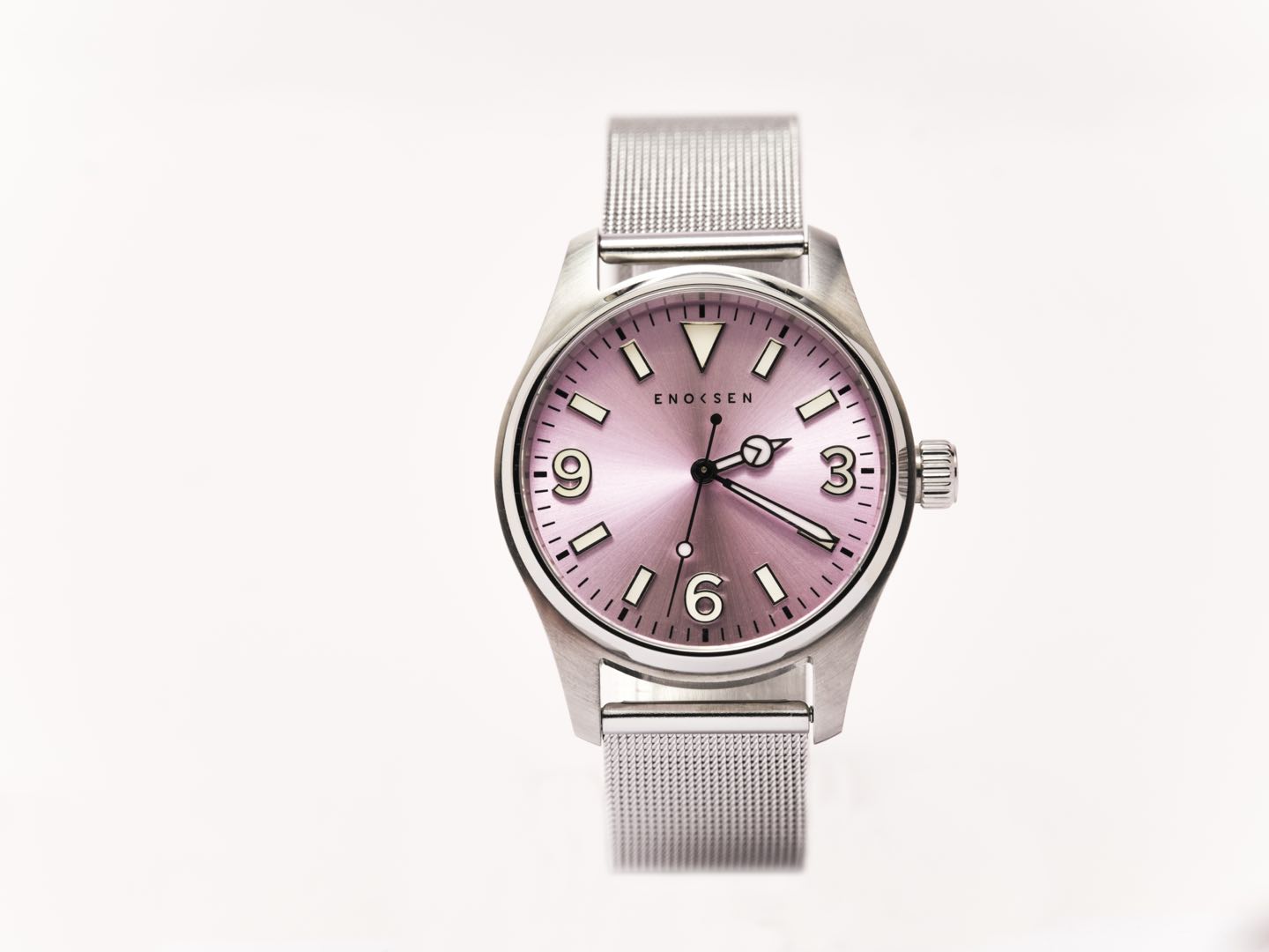 Enoksen 'DECO' E06/E Rose Pink Steel - 36MM