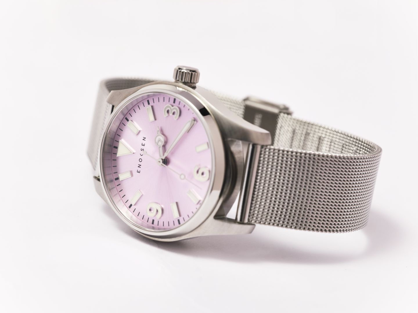 Enoksen 'DECO' E06/E Rose Pink Steel - 36MM