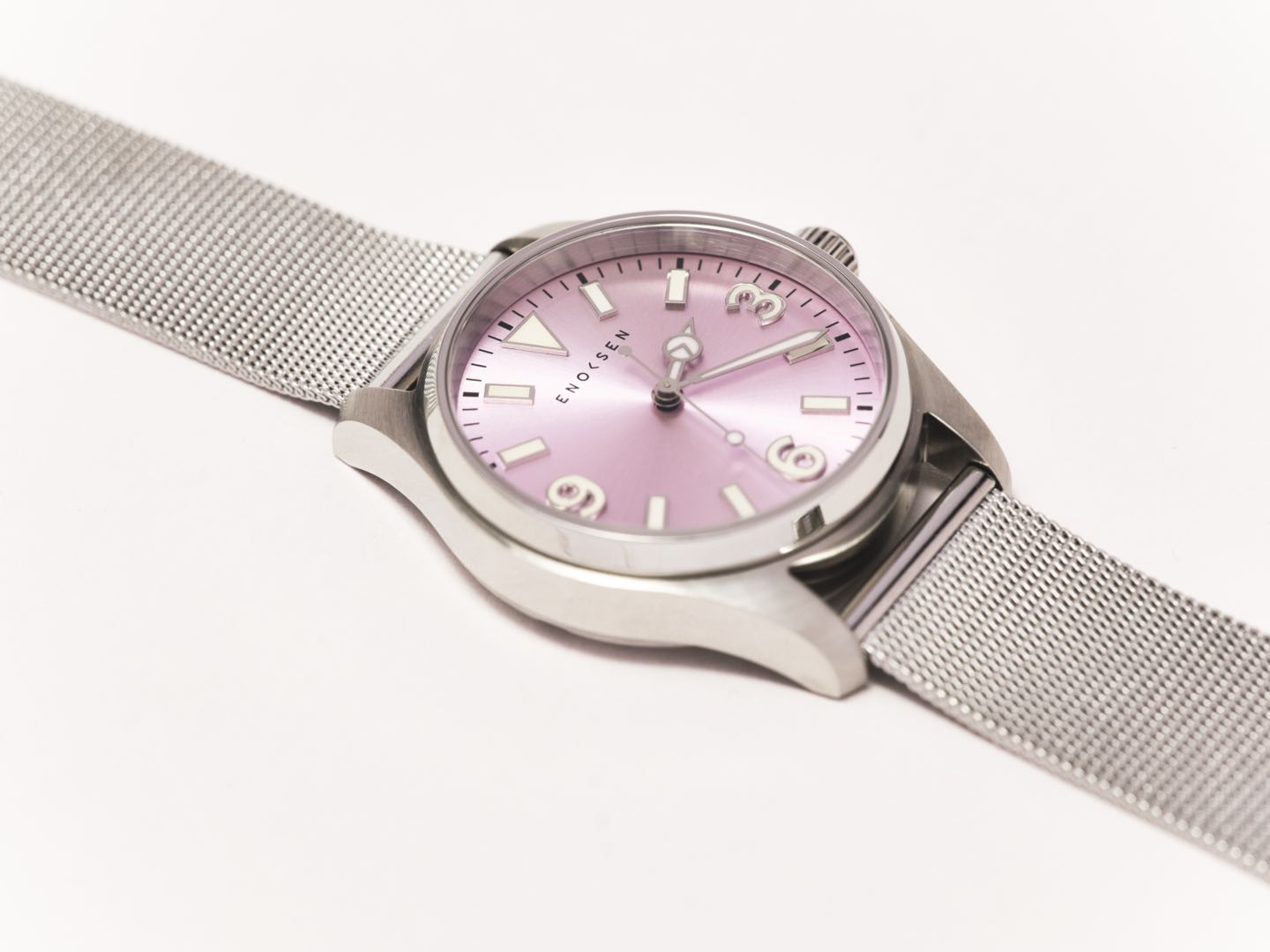 Enoksen 'DECO' E06/E Rose Pink Steel - 36MM