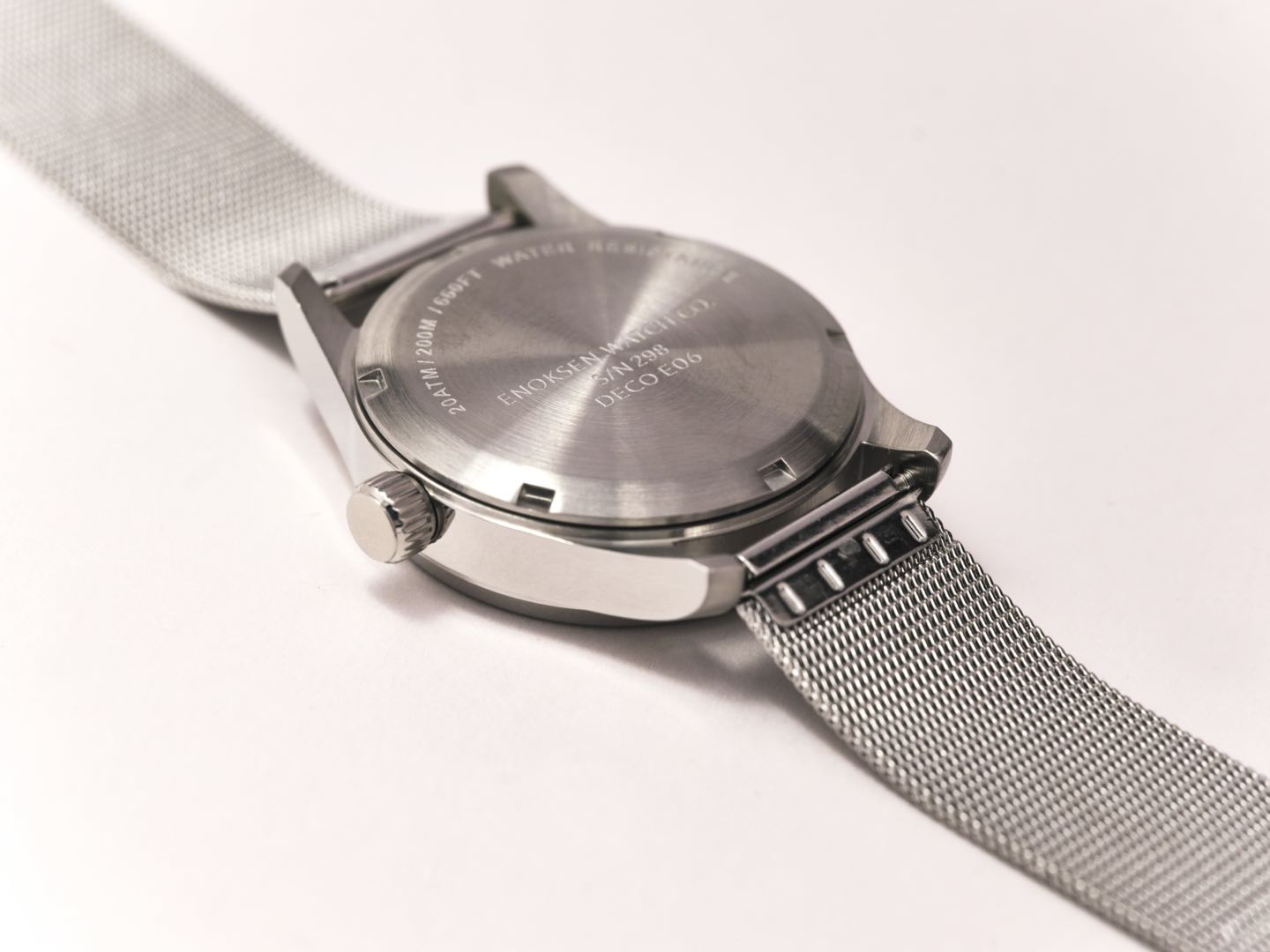 Enoksen 'DECO' E06/FF Warm Grey Steel - 36MM